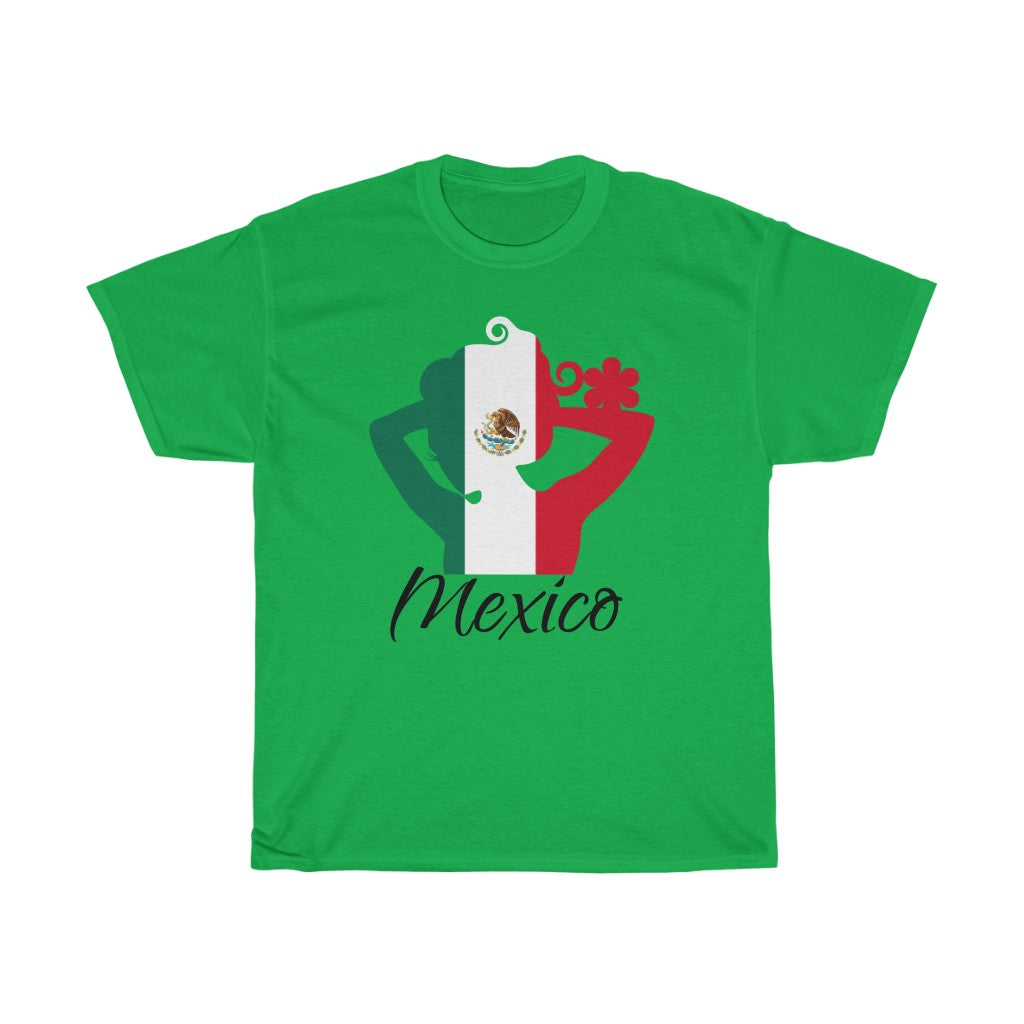 Mexico Lady Flag Standard Tee 1 - Unisex