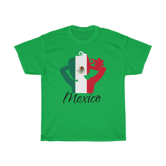 Mexico Lady Flag Standard Tee 1 - Unisex