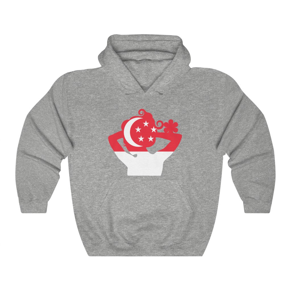 Singapore Lady Flag Hoodie Sweatshirt - Unisex