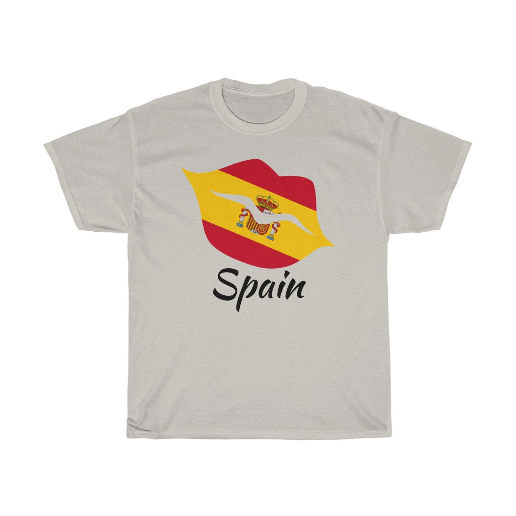Spain Lips Flag Standard Tee 1 - Unisex