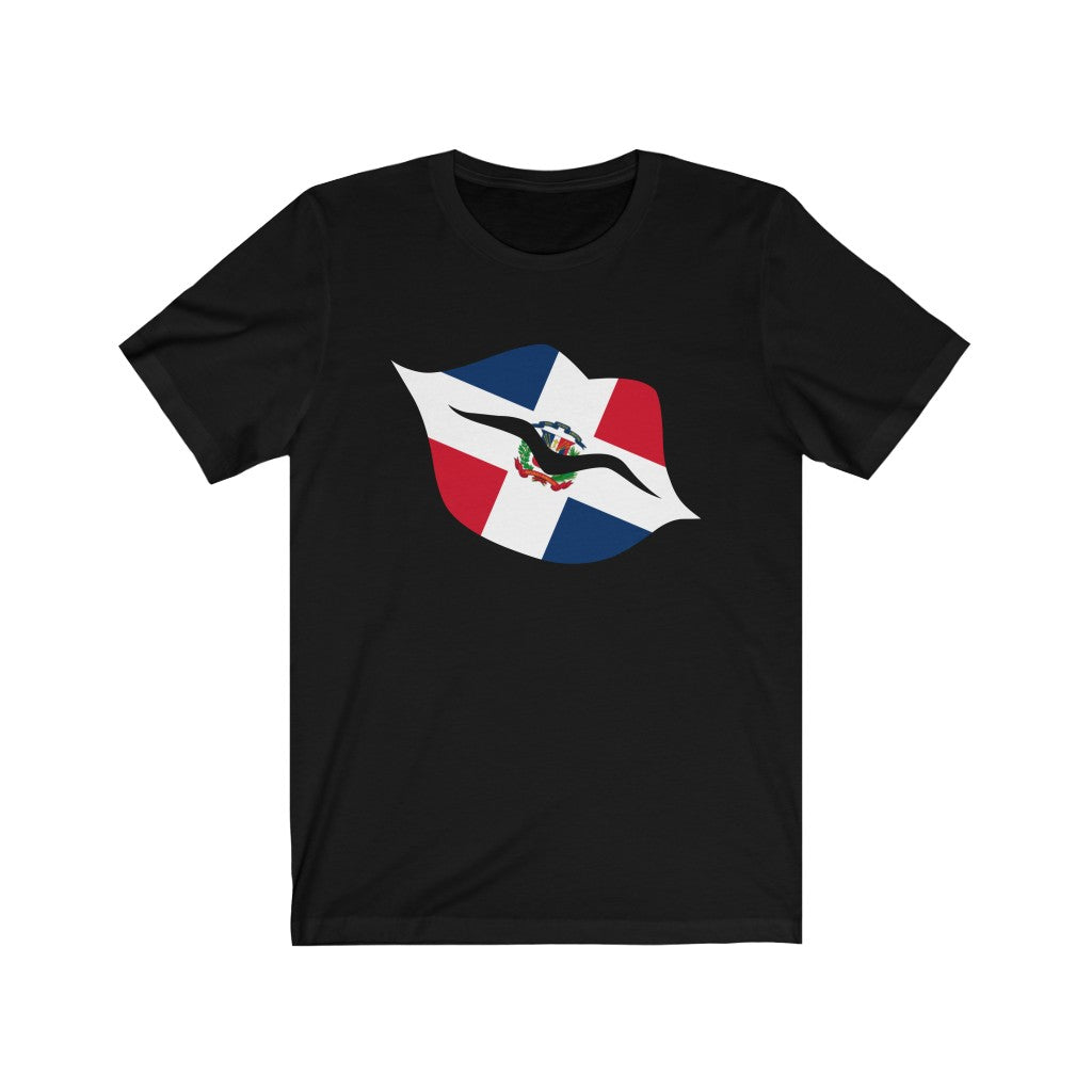 Dominican Republic Lips Flag Premium Tee - Unisex