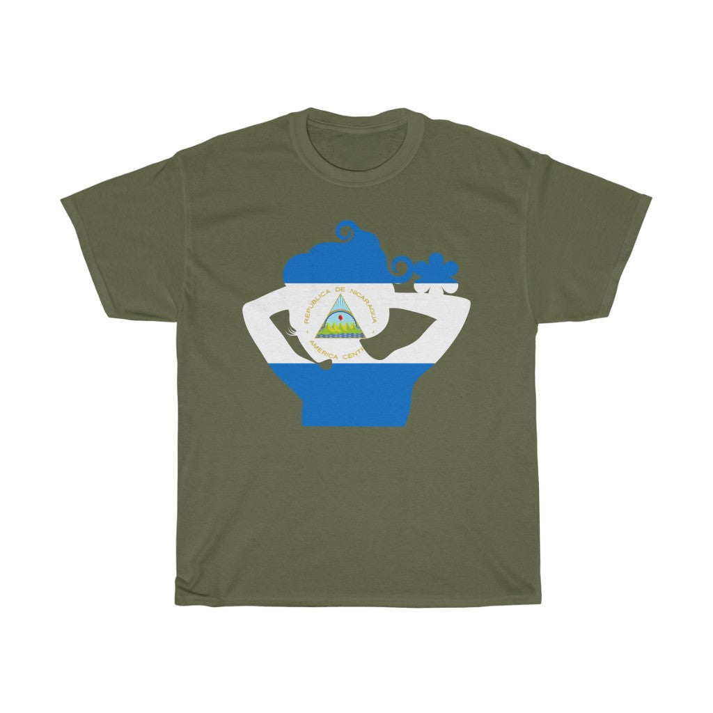 Nicaragua Lady Flag Standard Tee - Unisex