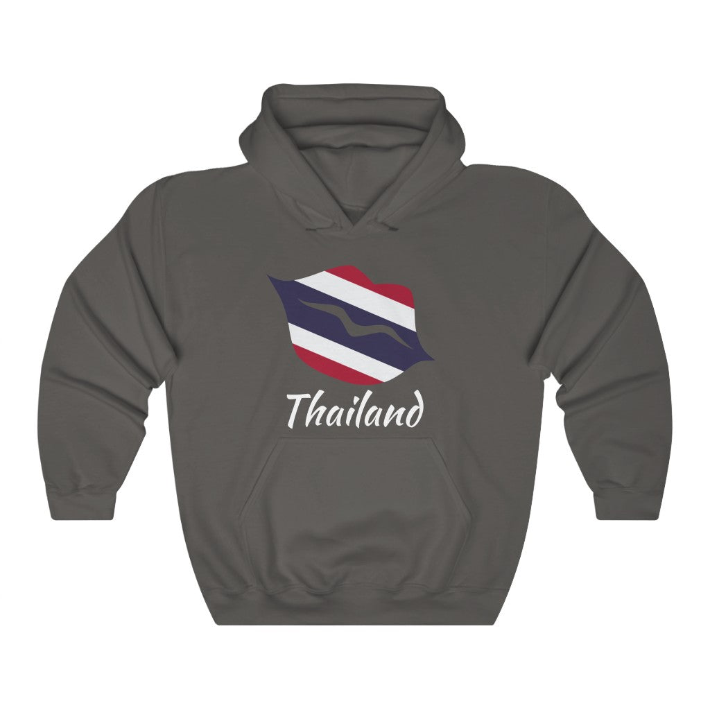 Thailand Lips Flag Hoodie Sweatshirt 2 - Unisex