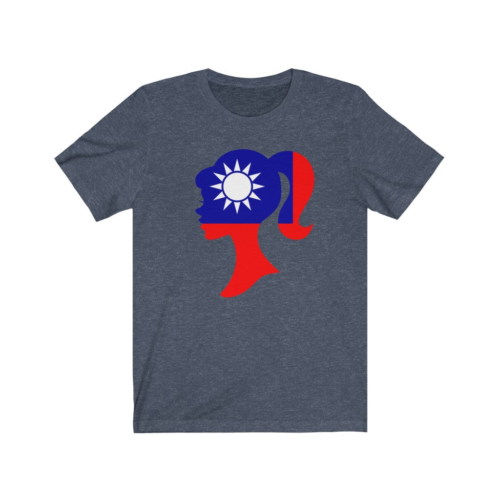 Republic of China - Taiwan Girl Flag Premium Tee - Unisex