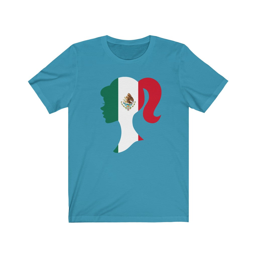 Mexico Girl Flag Premium Tee - Unisex