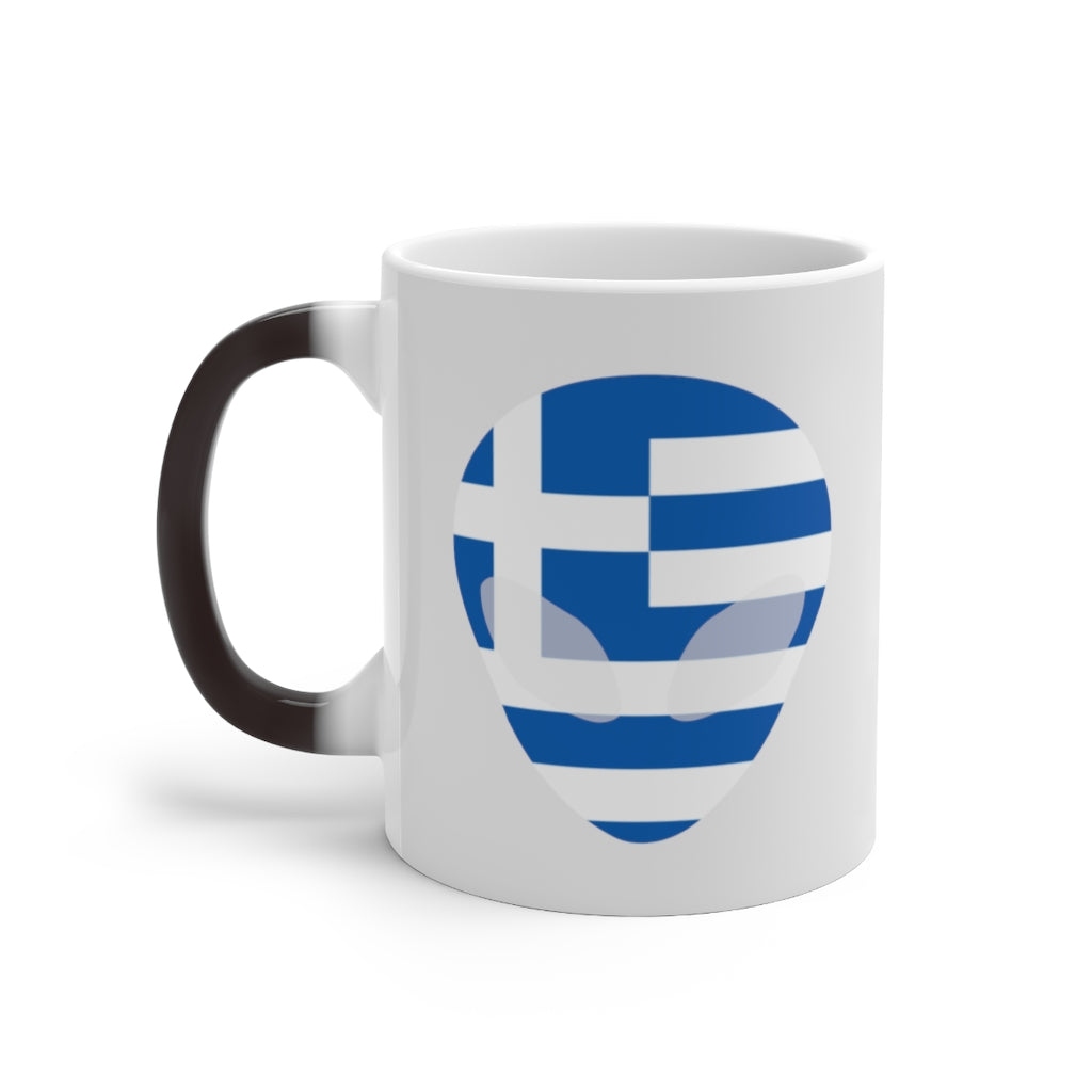 Greece Alien Color Changing Mug
