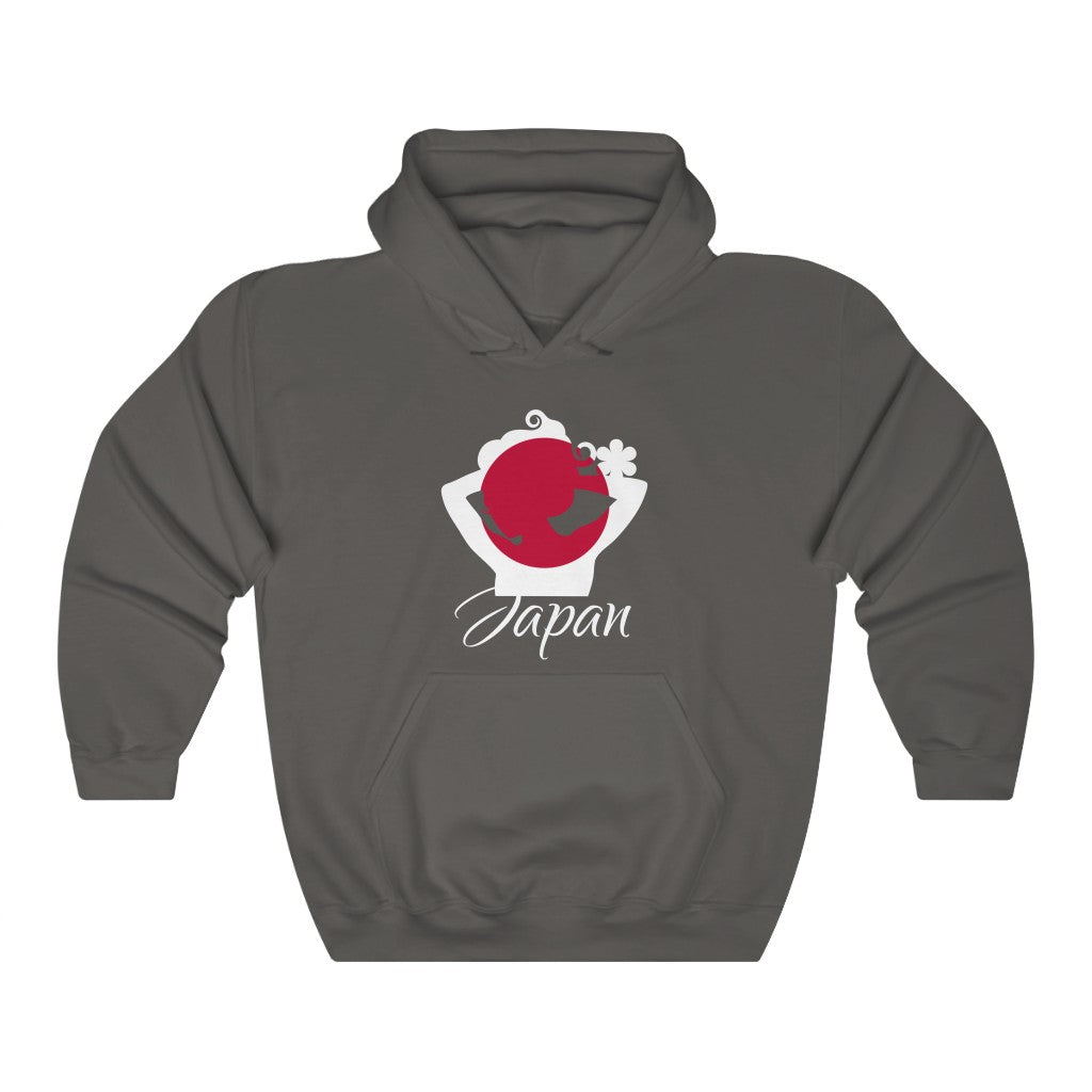 Japan Lady Flag Hoodie Sweatshirt 2 - Unisex
