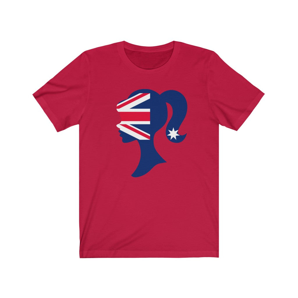 Australia Girl Flag Premium Tee - Unisex