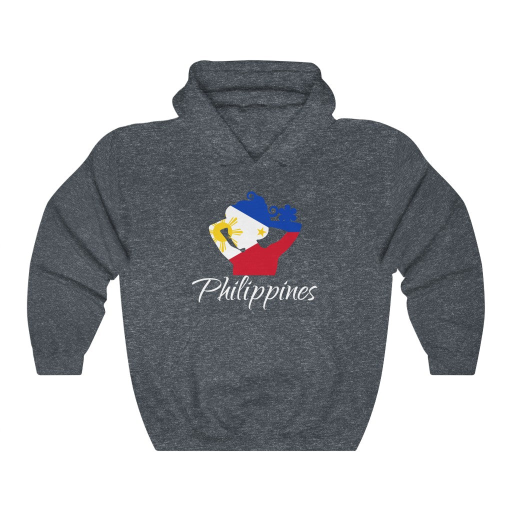 Philippines Lady Flag Hoodie Sweatshirt 2 - Unisex