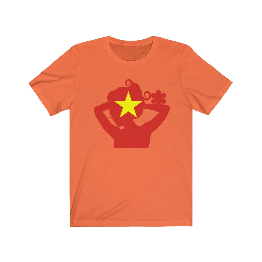 Vietnam Lady Flag Premium Tee - Unisex