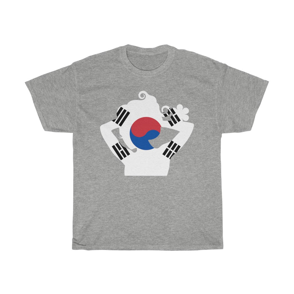 South Korea Lady Flag Standard Tee - Unisex