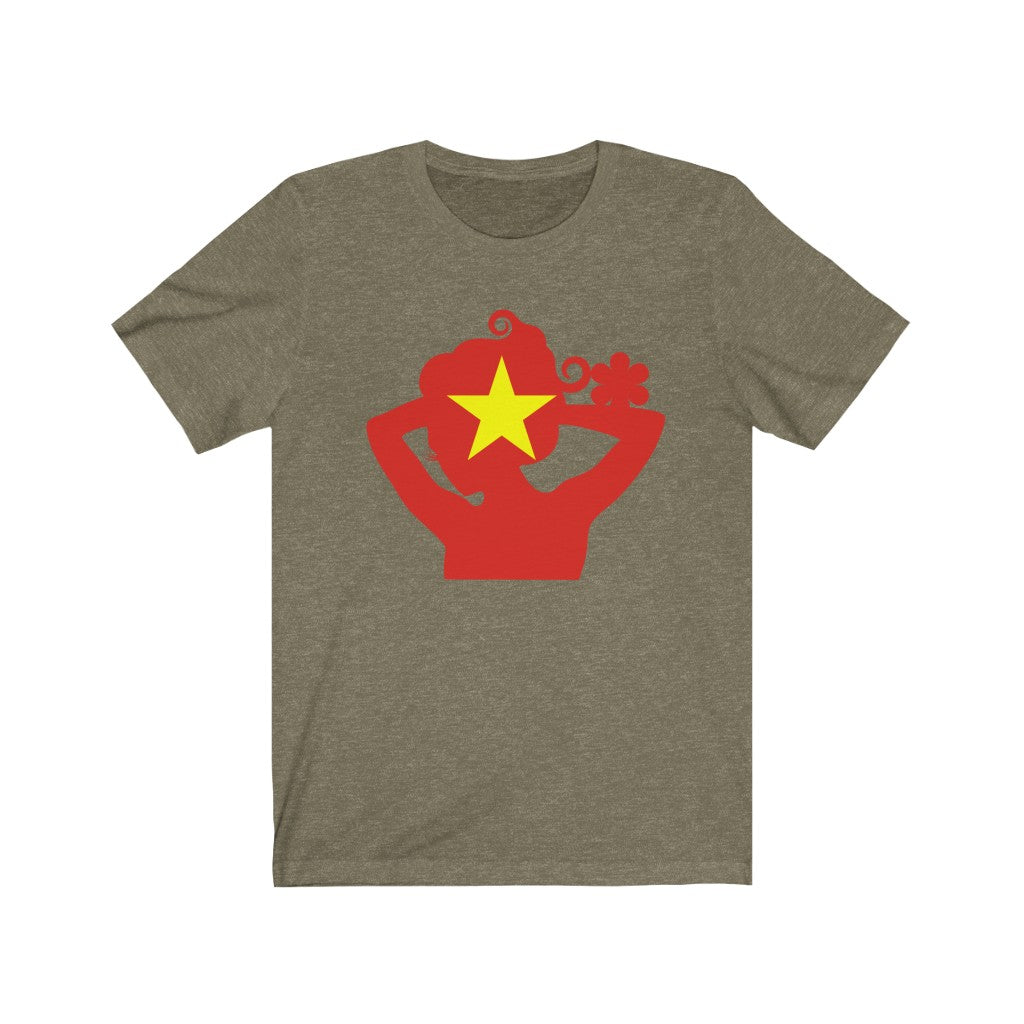 Vietnam Lady Flag Premium Tee - Unisex