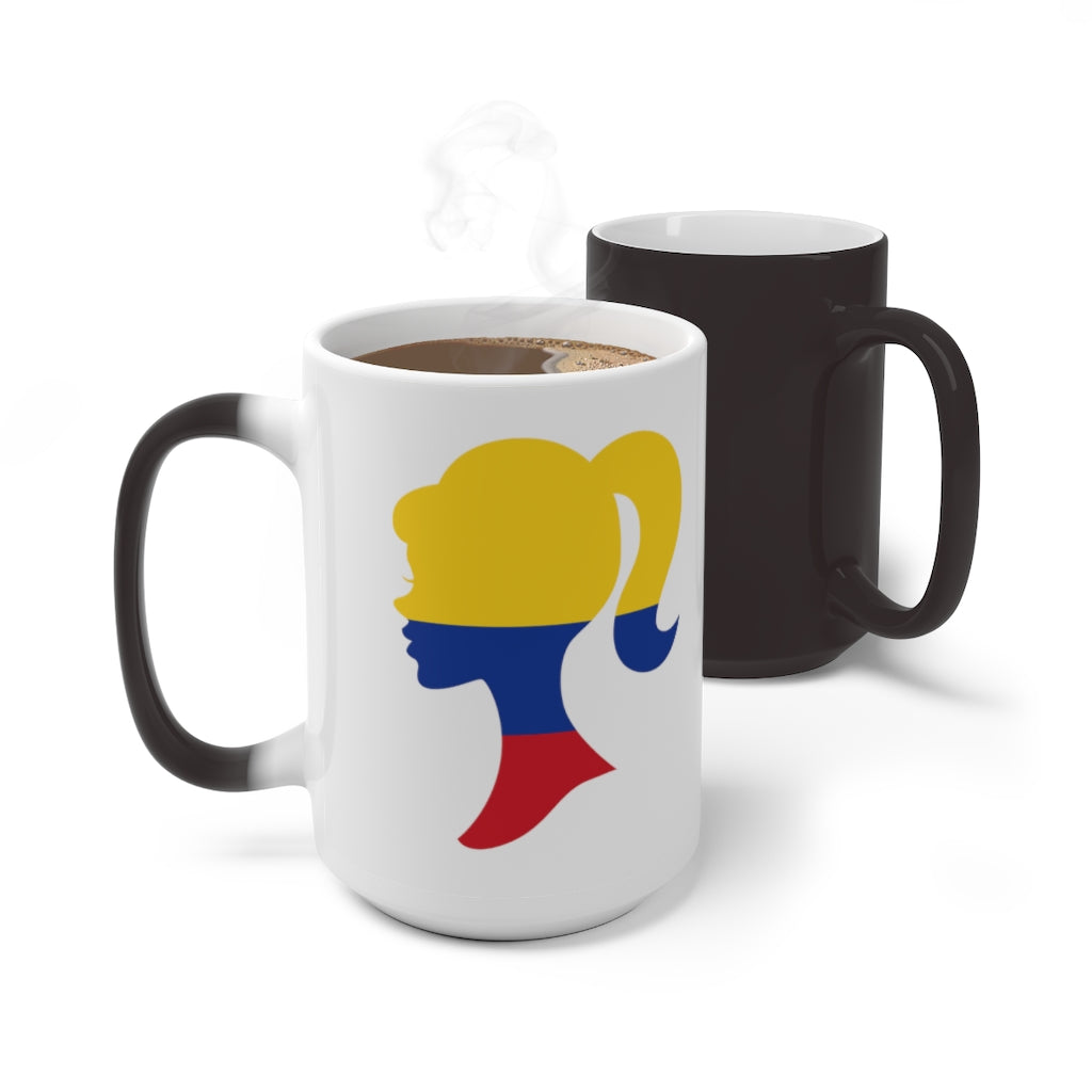 Colombia Girl Color Changing Mug