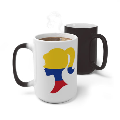 Colombia Girl Color Changing Mug