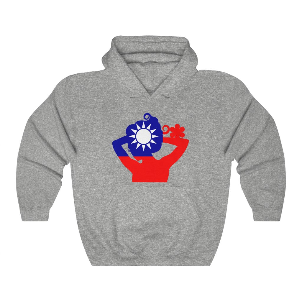 Republic of China - Taiwan Lady Flag Hoodie Sweatshirt - Unisex