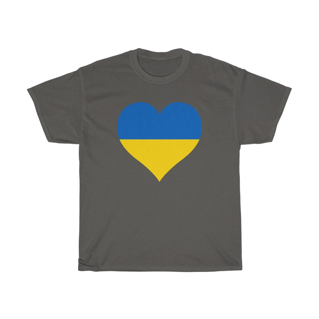 Ukraine Heart Flag Standard Tee - Unisex