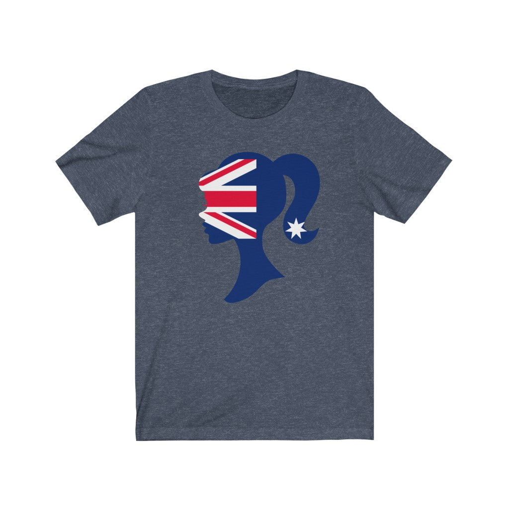 Australia Girl Flag Premium Tee - Unisex