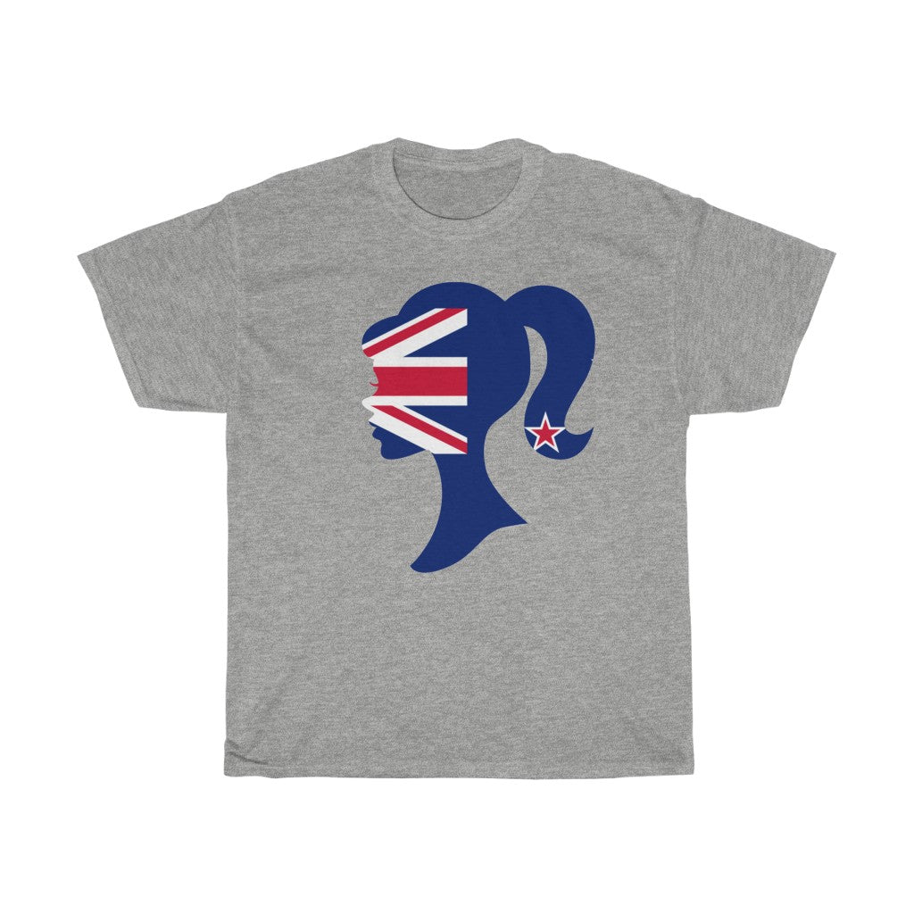 New Zealand Girl Flag Standard Tee - Unisex