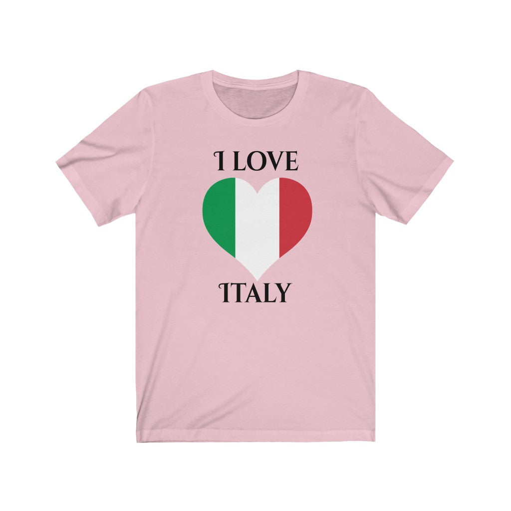 Italy Heart Flag Premium Tee 1 - Unisex