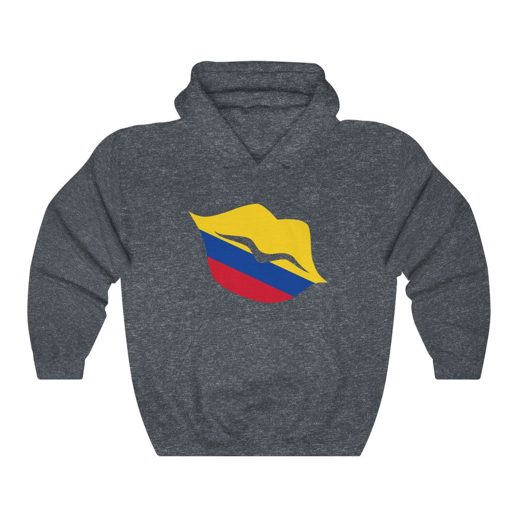 Colombia Lips Flag Hoodie Sweatshirt - Unisex