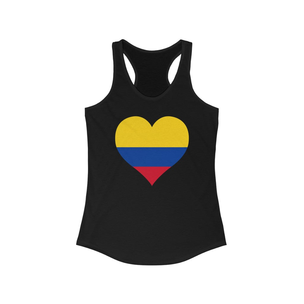 Colombia Heart Flag Tank - Women
