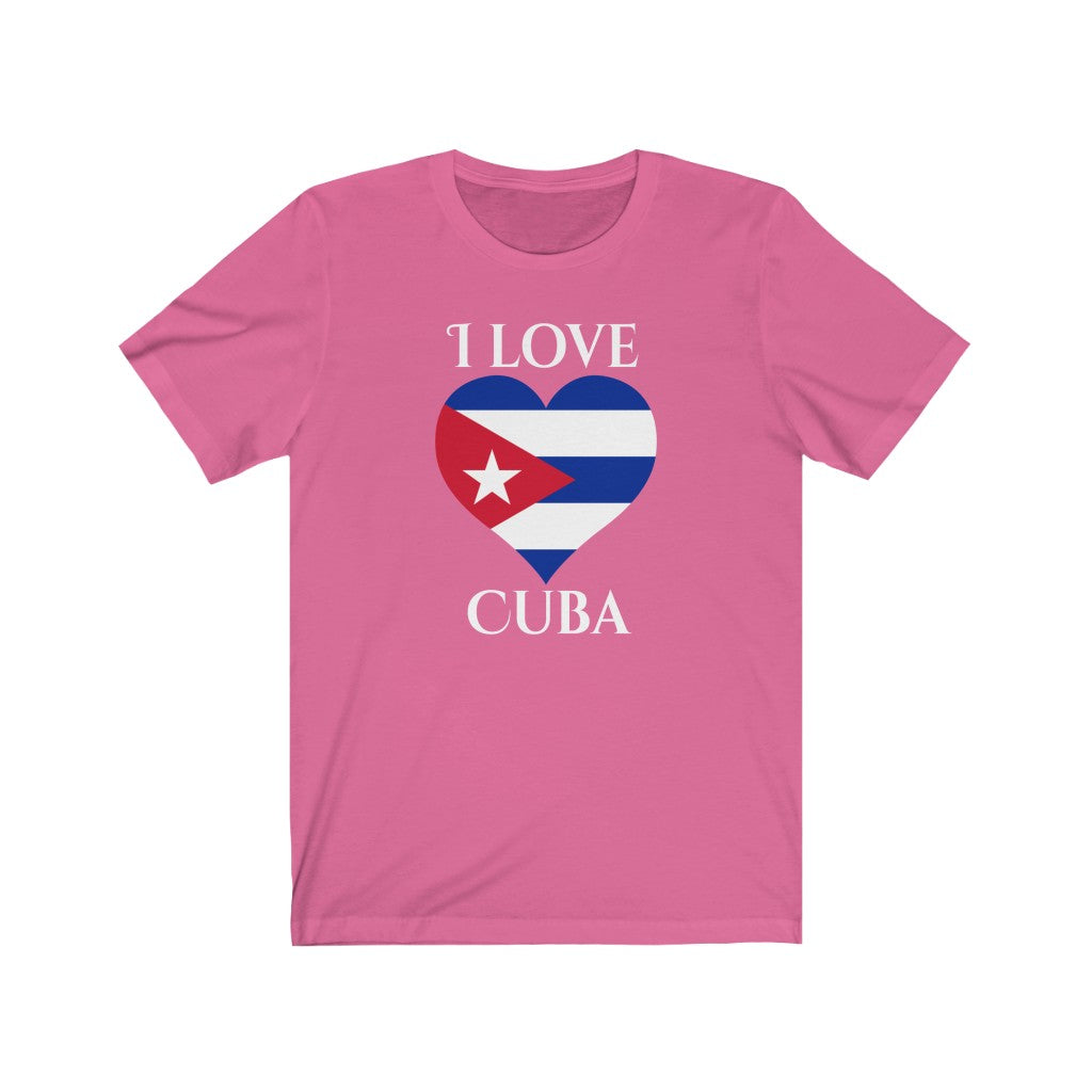 Cuba Heart Flag Premium Tee 2 - Unisex