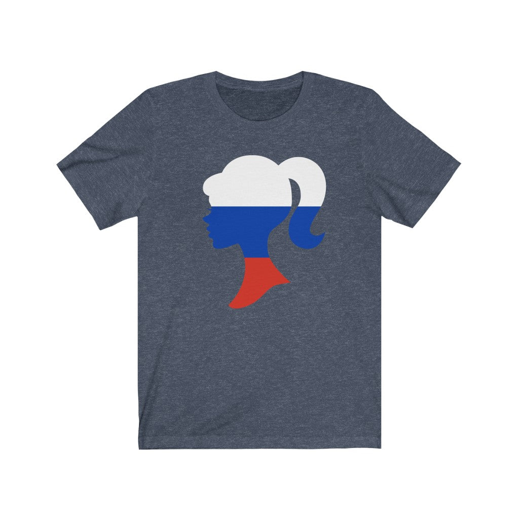 Russia Girl Flag Premium Tee - Unisex