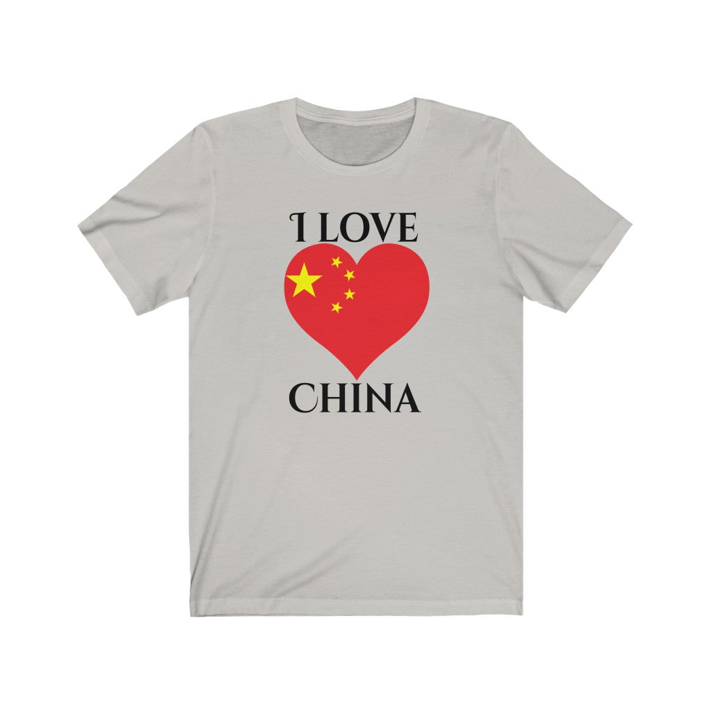China Heart Flag Premium Tee 1 - Unisex