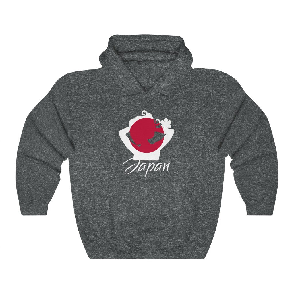 Japan Lady Flag Hoodie Sweatshirt 2 - Unisex