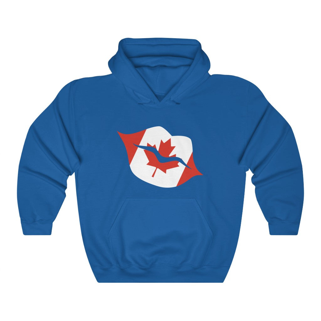 Canada Lips Flag Hoodie Sweatshirt - Unisex