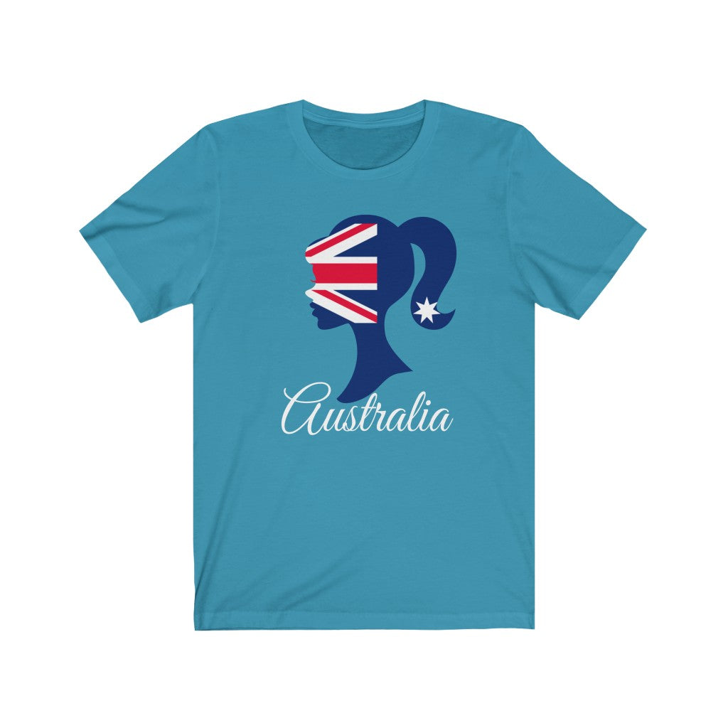 Australia Girl Flag Premium Tee 2 - Unisex