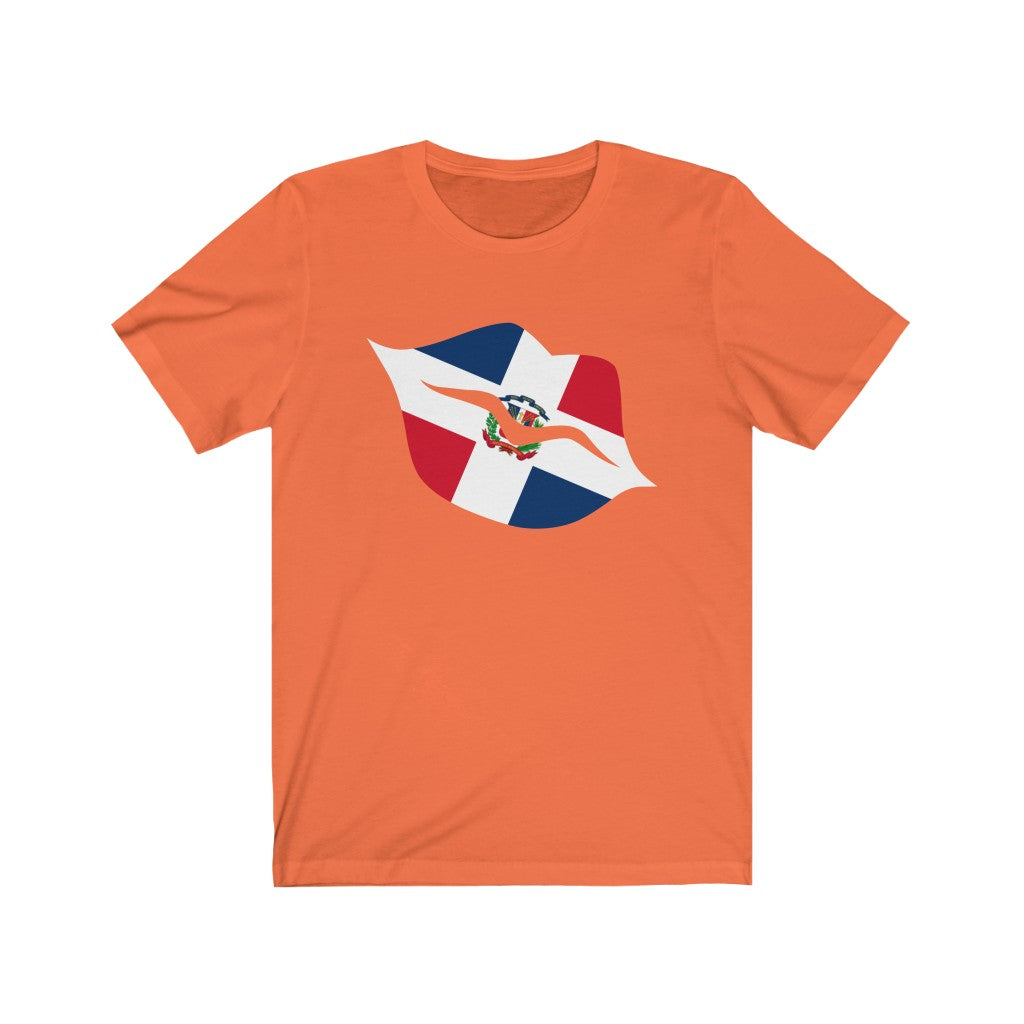 Dominican Republic Lips Flag Premium Tee - Unisex