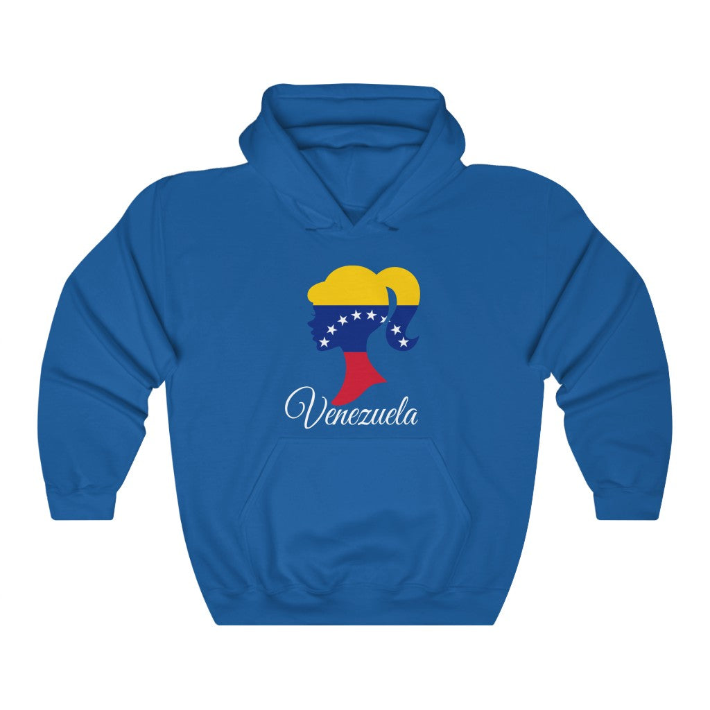 Venezuela Girl Flag Hoodie Sweatshirt 2 - Unisex