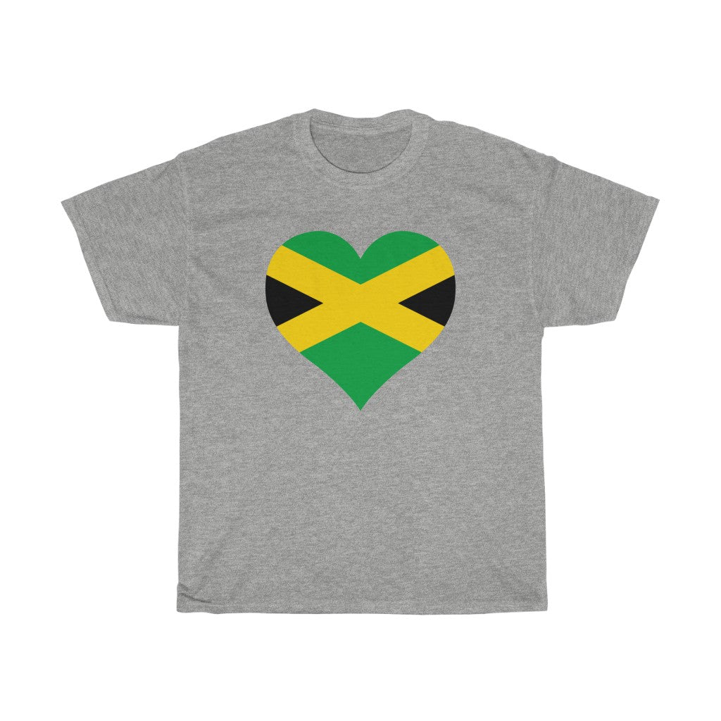 Jamaica Heart Flag Standard Tee - Unisex
