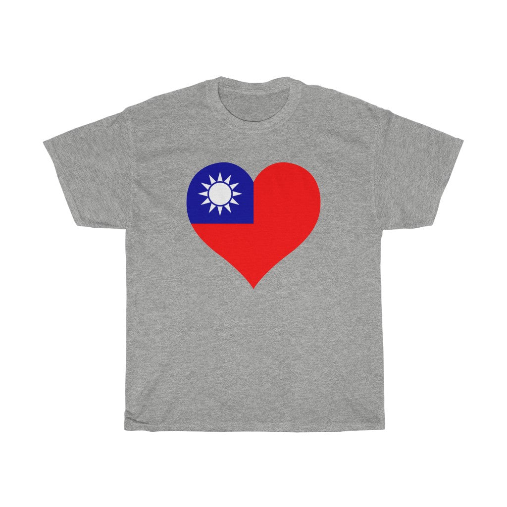 Republic of China - Taiwan Heart Flag Standard Tee - Unisex
