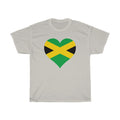 Jamaica Heart Flag Standard Tee - Unisex