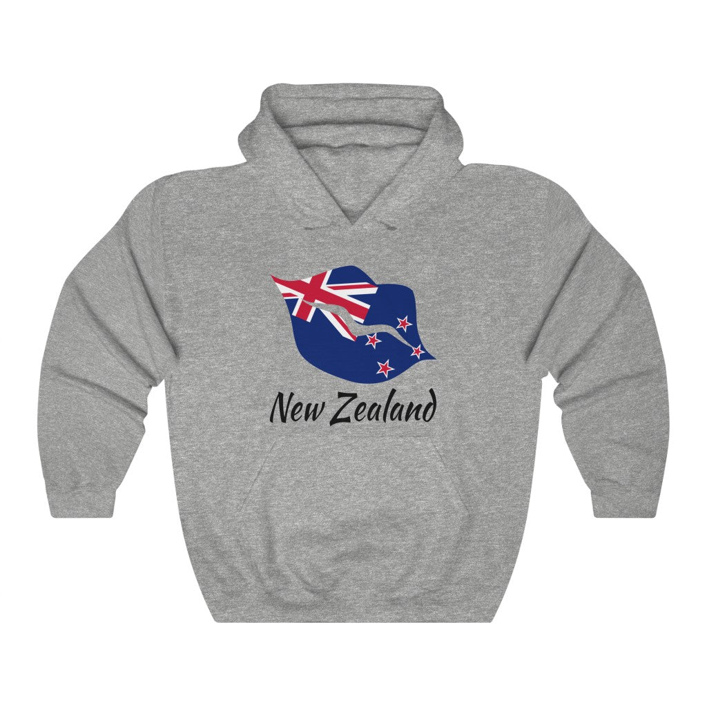 New Zealand Lips Flag Hoodie Sweatshirt 1 - Unisex