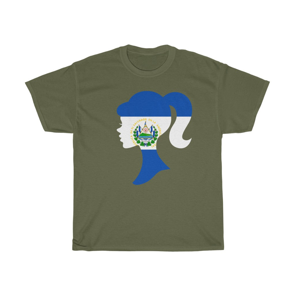 El Salvador Girl Flag Standard Tee - Unisex