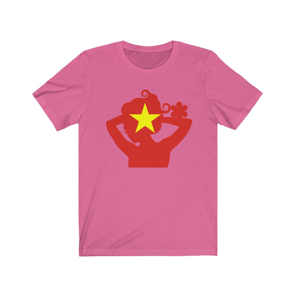 Vietnam Lady Flag Premium Tee - Unisex