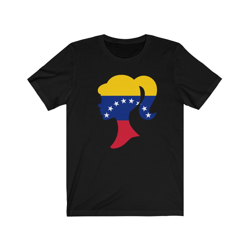 Venezuela Girl Flag Premium Tee - Unisex