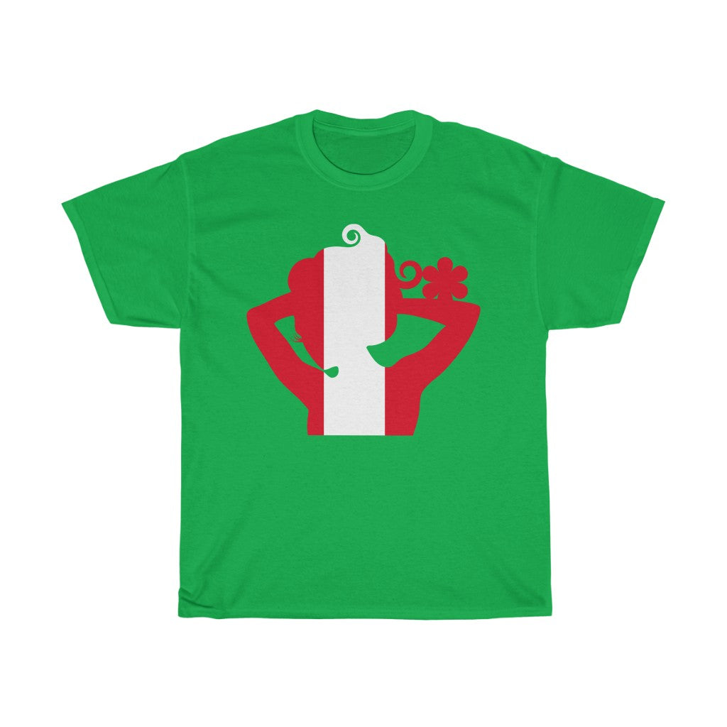 Peru Lady Flag Standard Tee - Unisex