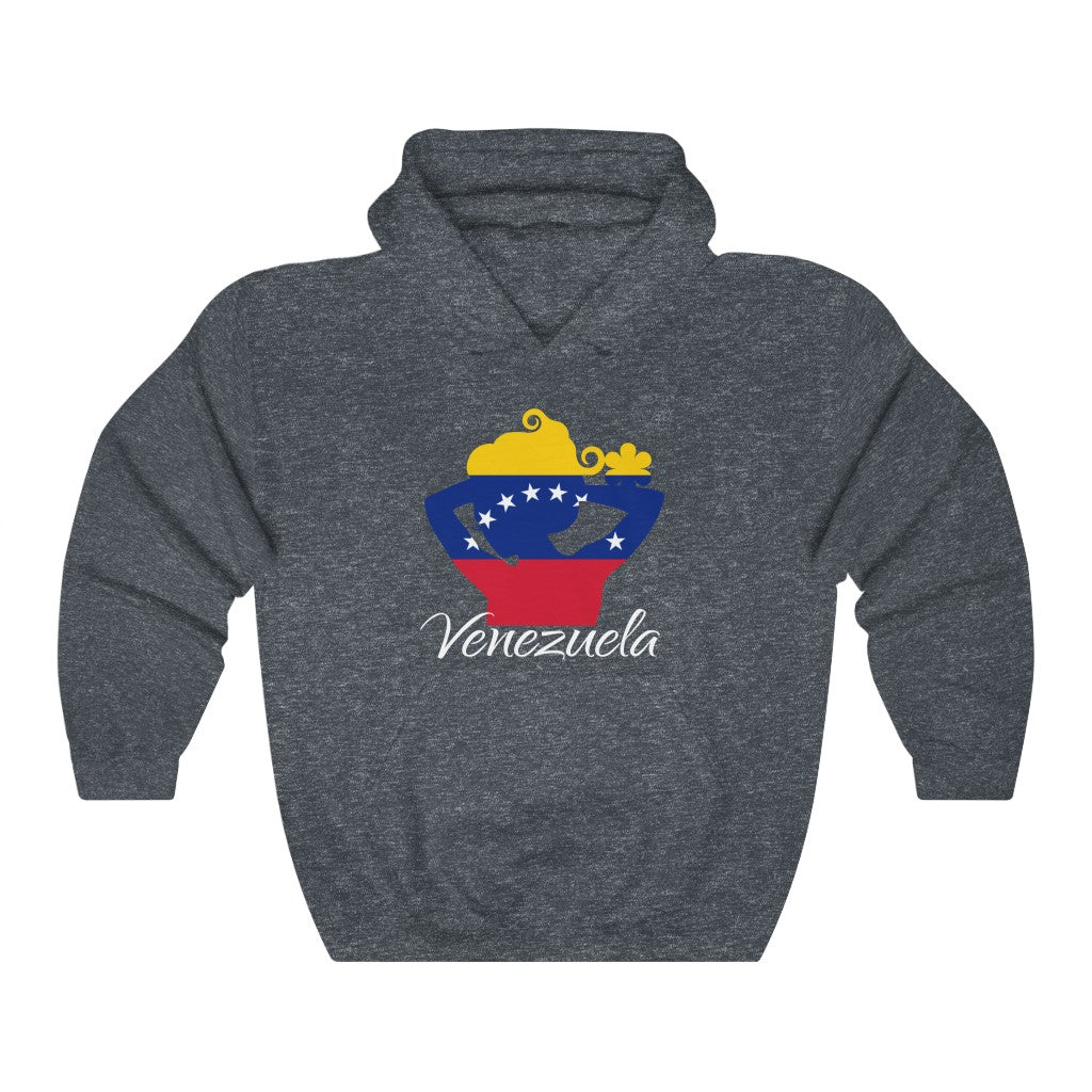Venezuela Lady Flag Hoodie Sweatshirt 2 - Unisex