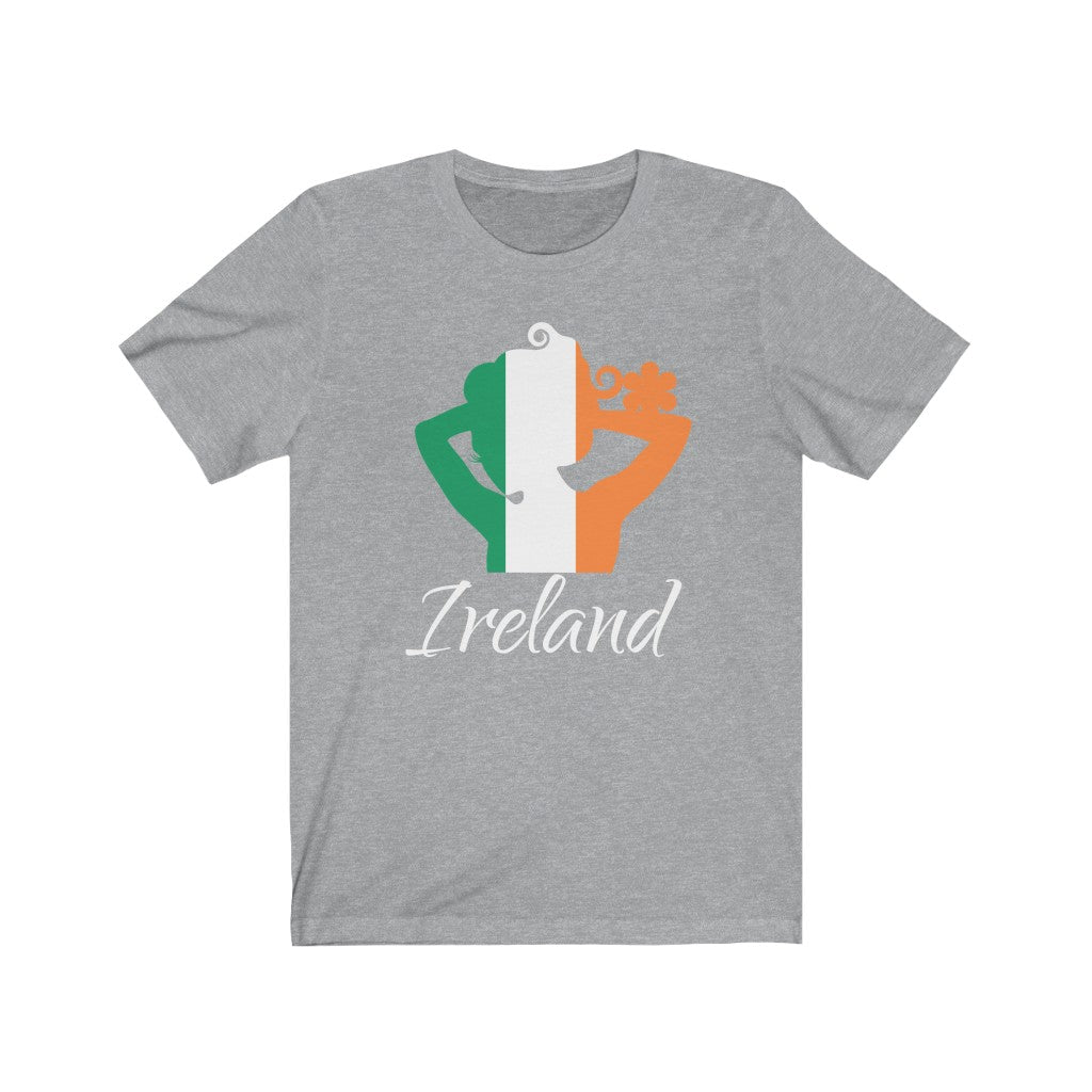 Ireland Lady Flag Premium Tee 2 - Unisex