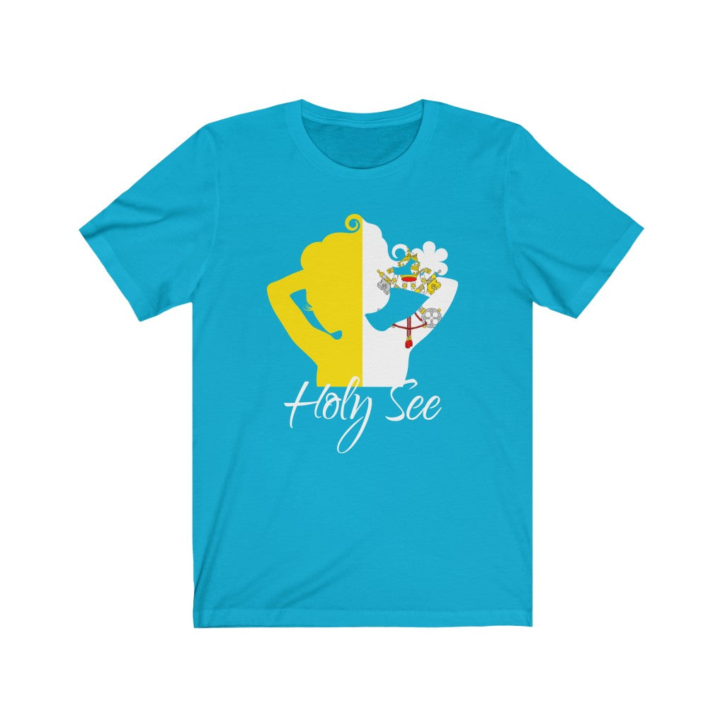 Holy See Lady Flag Premium Tee 2 - Unisex