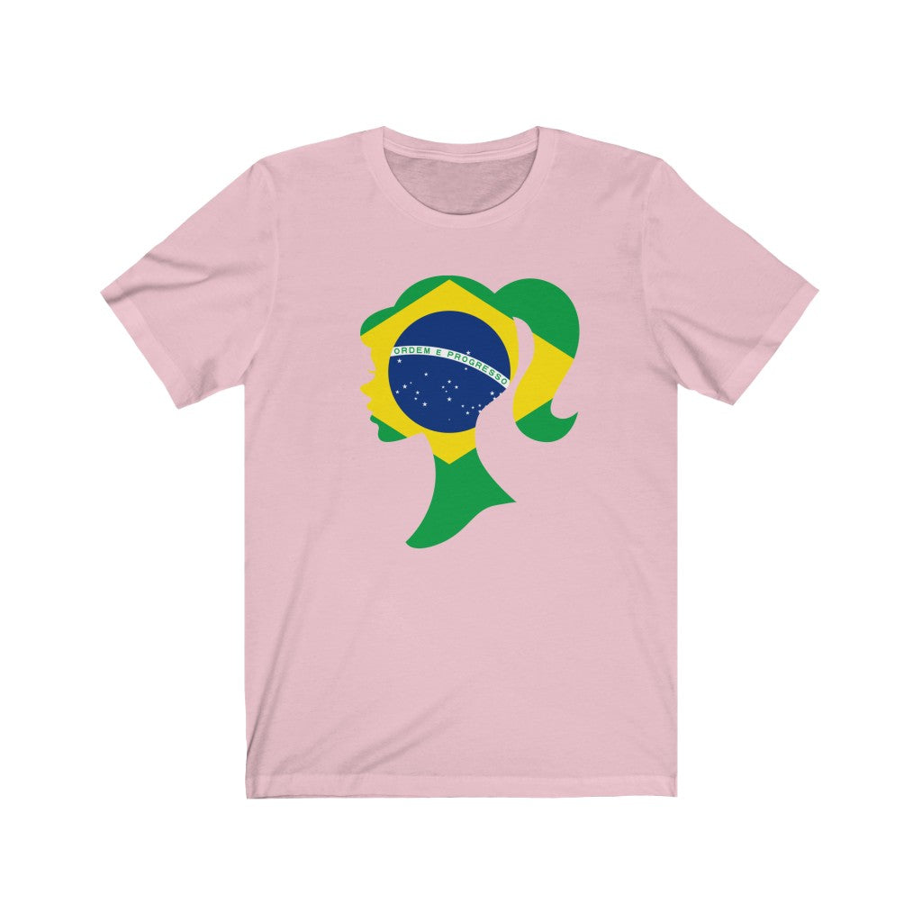 Brazil Girl Flag Premium Tee - Unisex