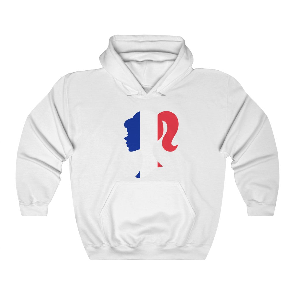 France Girl Flag Hoodie Sweatshirt - Unisex