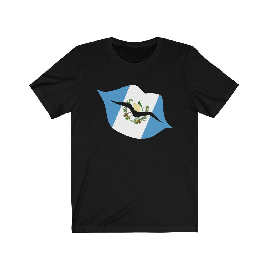 Guatemala Lips Flag Premium Tee - Unisex