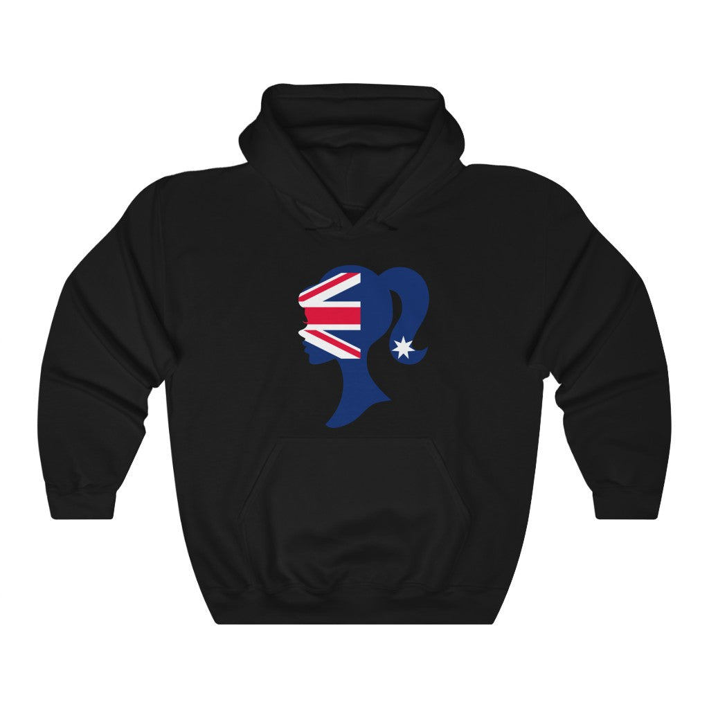 Australia Girl Flag Hoodie Sweatshirt - Unisex