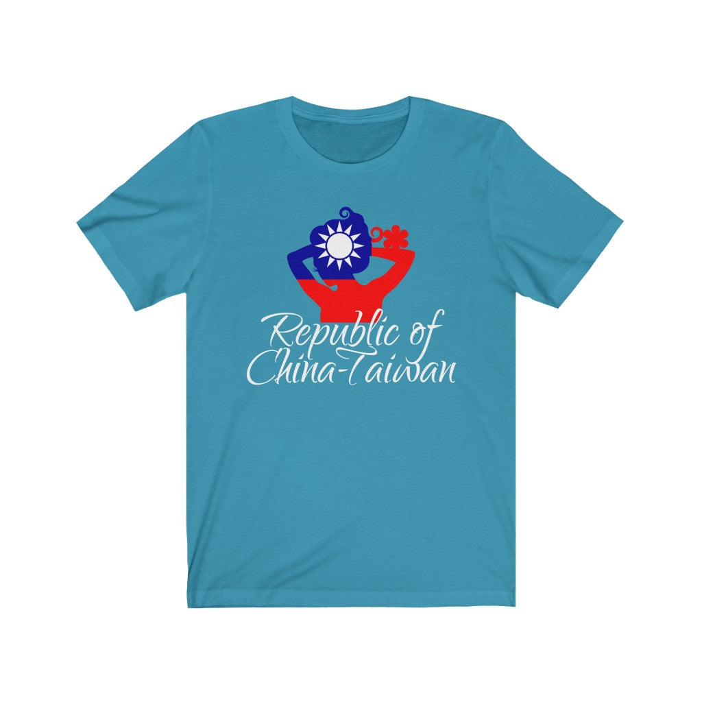 Republic of China - Taiwan Lady Flag Premium Tee 2 - Unisex
