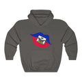 Haiti Lips Flag Hoodie Sweatshirt - Unisex